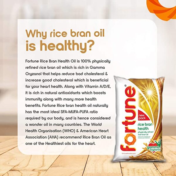 Fortune Rice Bran Health Oil: 1 L shop and saver bhopal