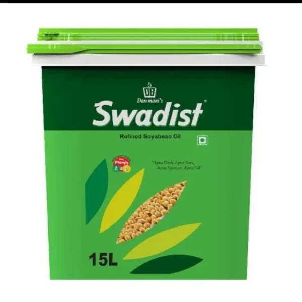 Dammani's Swadist Refined Soyabean Oil: 15 Litres - Image 4